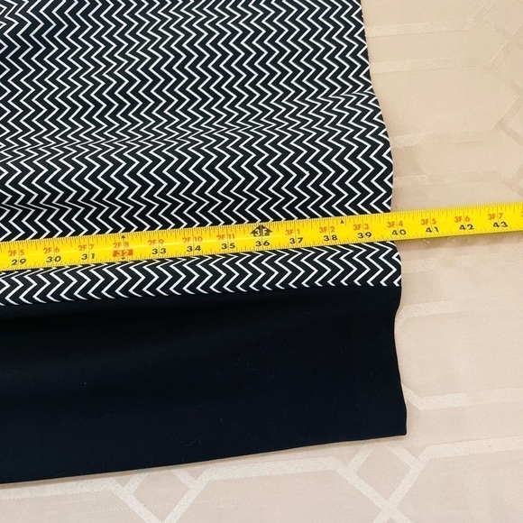 NWT Marc New York Andrew Marc Black White Shift Sleeveless Dress Plus Size 2X - Picture 5 of 6